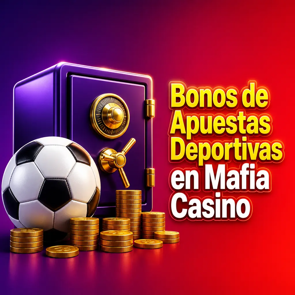 Bonos de apuestas deportivas en Mafia Casino: freebets, cuotas mejoradas y reembolsos para fútbol, tenis, baloncesto y críquet.