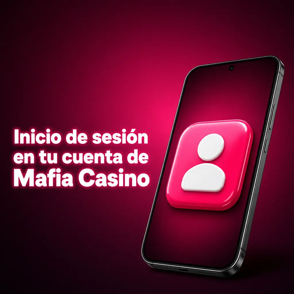 Pantalla de inicio de sesión en Mafia Casino con campos para correo electrónico y contraseña