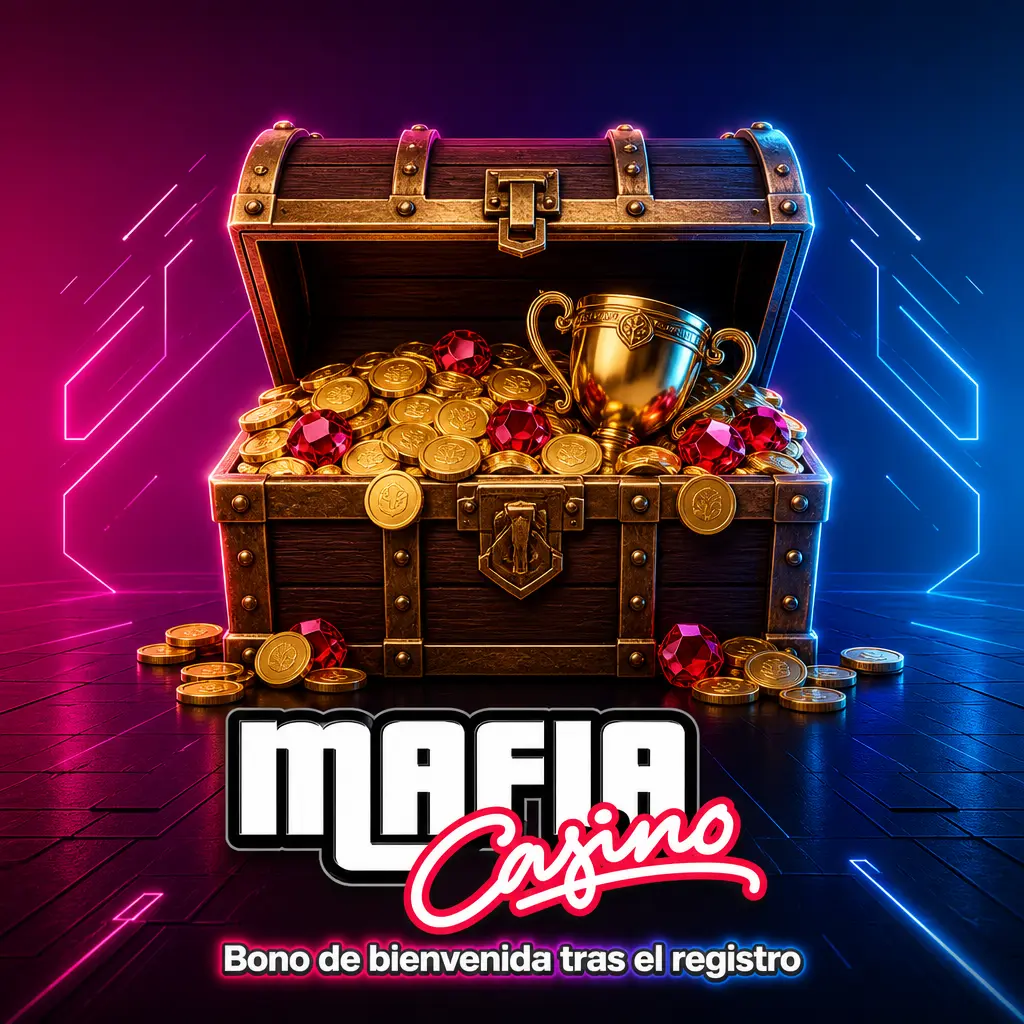 Bono de bienvenida Mafia Casino: 100% hasta 500 EUR, 200 giros gratis y Bono Cangrejo exclusivo tras el registro.