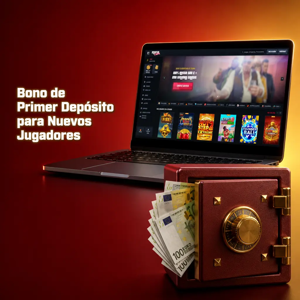 Bono de bienvenida Mafia Casino: 100% hasta 500 EUR, 200 giros gratis y Bonus Crab en tu primer depósito
