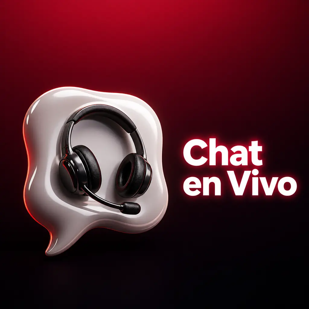 Icono de chat en vivo de Mafia Casino para soporte 24/7 sobre cuentas, pagos y juegos en español, inglés y portugués.